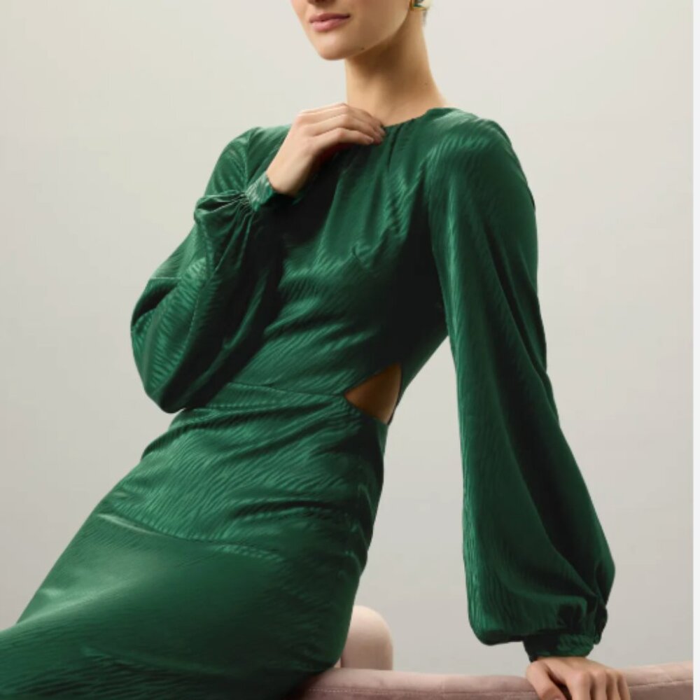 One33 Social  Zebra Jacquard Column Dress 2